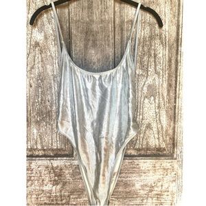 Forever 21 metallic bodysuit